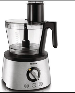 غذاساز فیلیپس مدل HR7778 با ظرف خردکن 3.4 لیتر و مخلوط کن 1.5 لیتر دارای تیغه استیل ضد زنگ با عملکرد پالس و قابلیت خمیرزنی